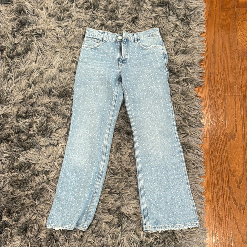 Light Blue Zara jewel Women's Jeans